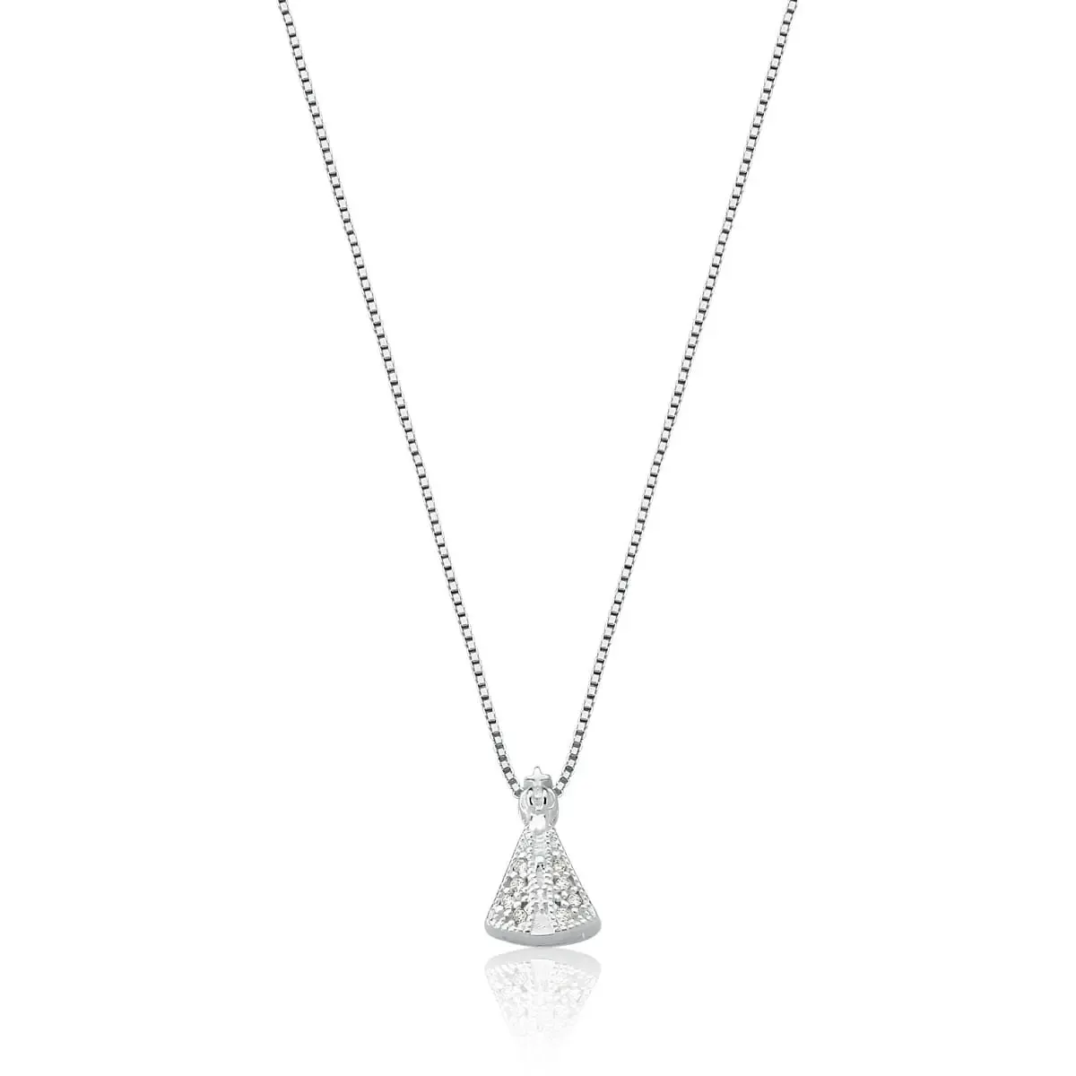 Colar com Pingente Nossa Senhora Aparecida Mini
