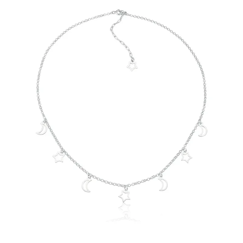 Choker Lua e Estrela Vazadas
