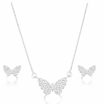 Conjunto Borboleta Cravejada — foto 1