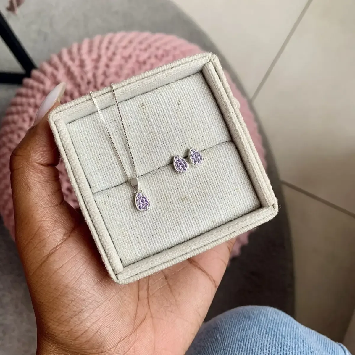 Conjunto Gota Caixinha