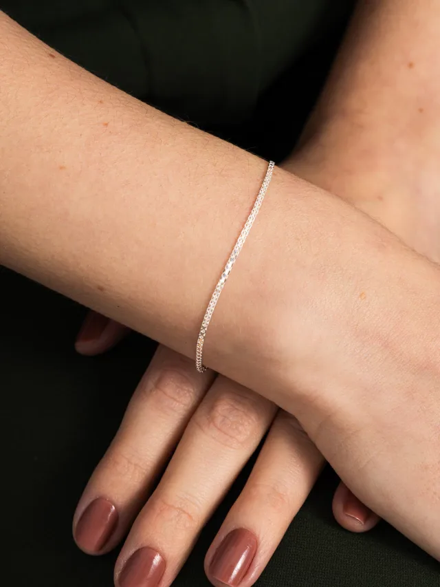 Pulseira de Prata 925 Elos Bismark