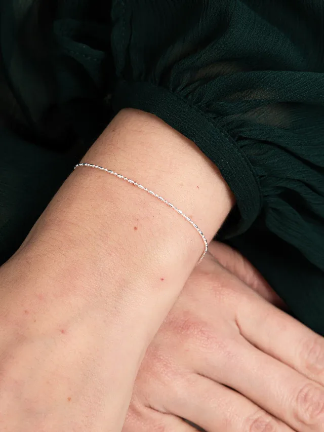 Pulseira de Prata 925 Tubinhos