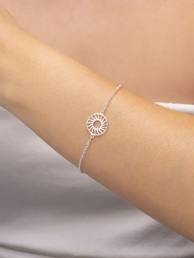 Pulseira de Prata 925 Raios de Sol
