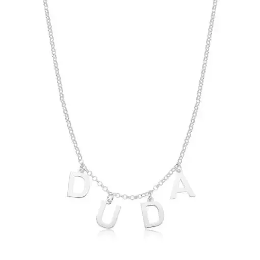 Choker Com Letras Penduradas