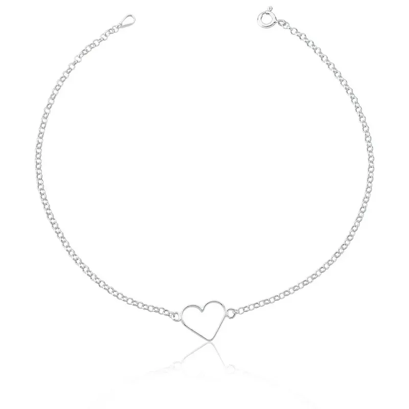 Pulseira Coração Fio