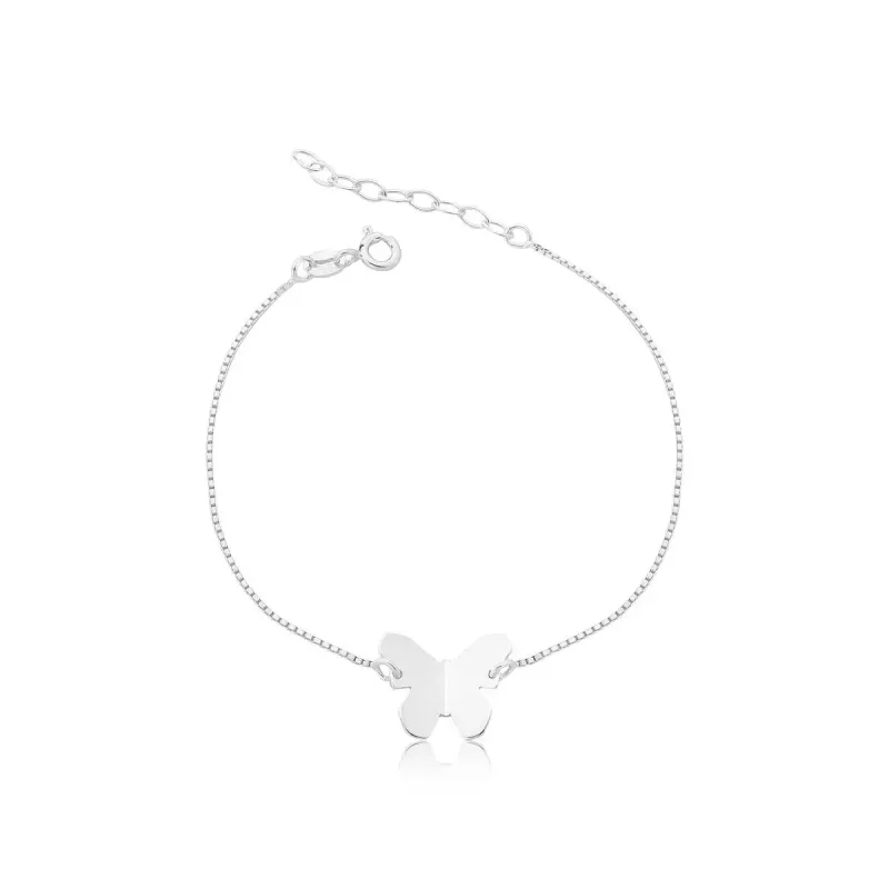 Pulseira Borboleta Dobradura Veneziana com Extensor