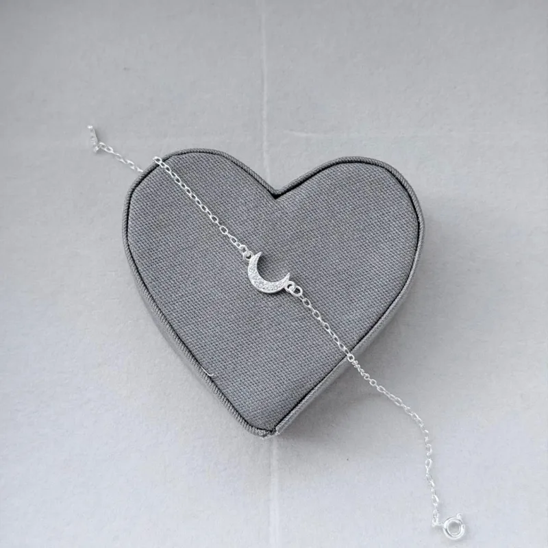 Pulseira Lua Cravejada