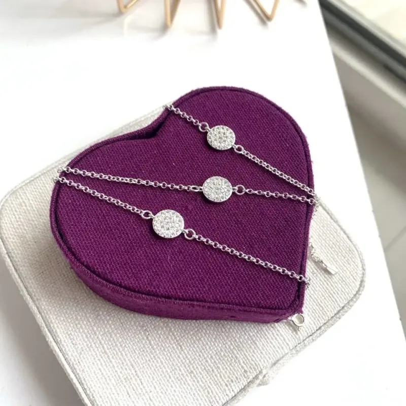 Pulseira Círculo 1cm Cravejado Elo Português