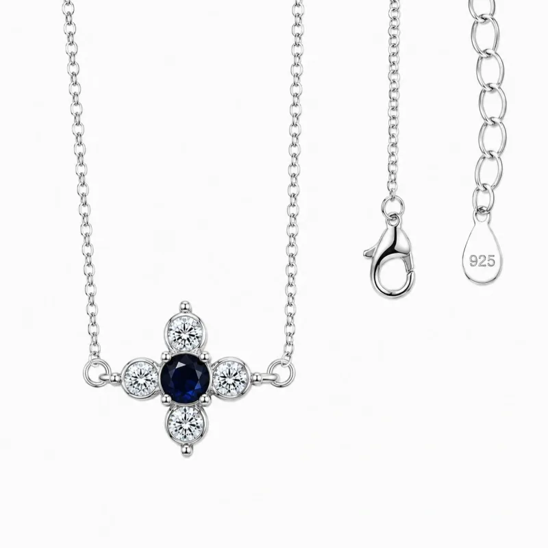 Pulseira Trevo Safira