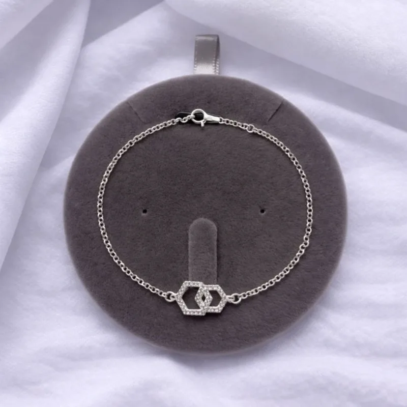 Pulseira Forma Geométrica Hexágono