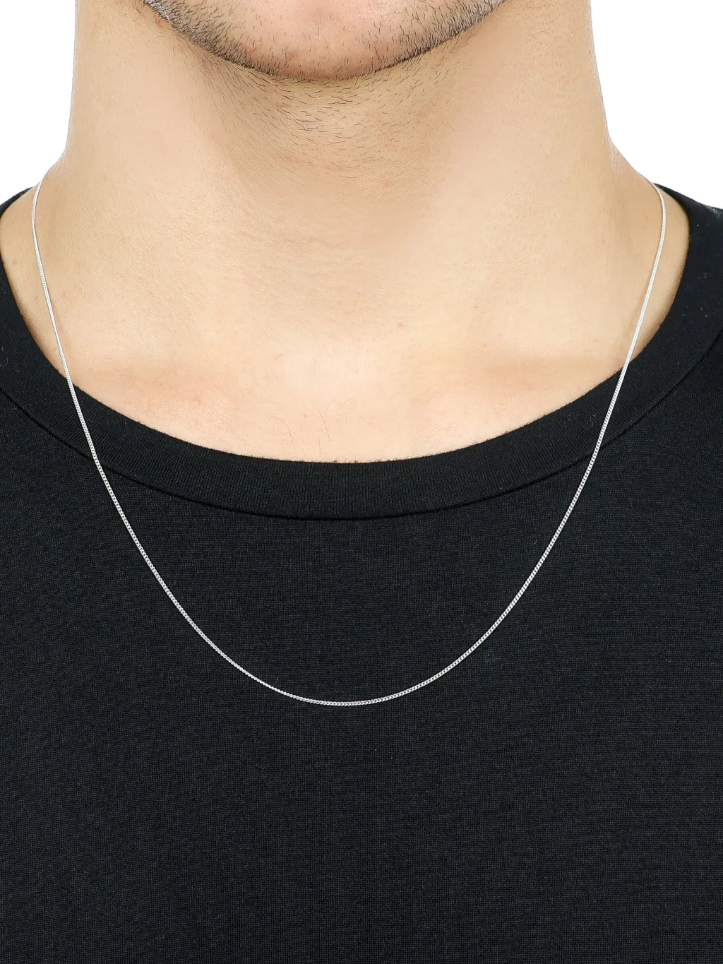 Corrente de Prata 925 Masculina Elos Grumet 1.2mm 60cm