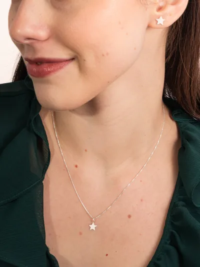 Conjunto de Prata 925 Estrela — foto 1