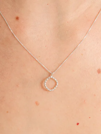 Conjunto de Prata 925 Losango Torcido — foto 2