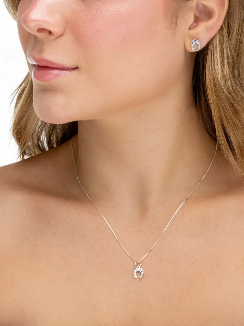 Conjunto de Prata 925 Ferradura