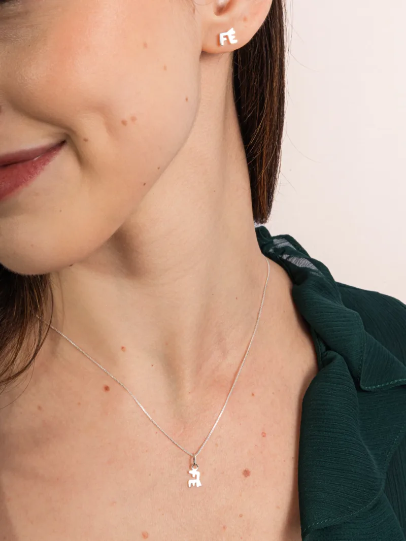 Conjunto de Prata 925 Fé