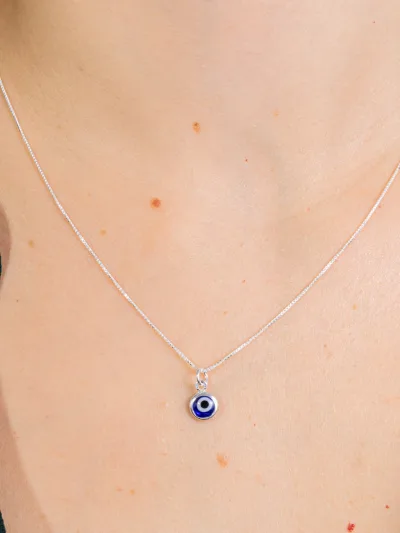 Conjunto de Prata 925 Olho Grego — foto 2