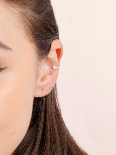 Piercing Fake Estrela em Prata 925 — foto 2