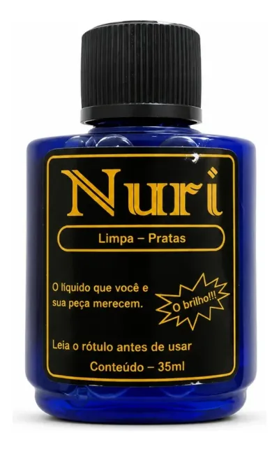 Limpa Prata Nuri 35ml Líquido Limpador De Pratas Brilho — foto 3